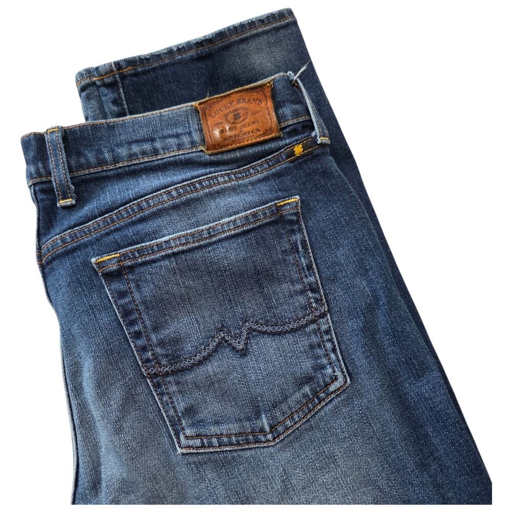 Lucky Brand Sweet 'N Straight Women 12/31 Cotton Spandex Blue Jeans